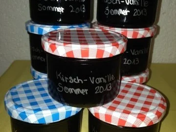 Konfitüre/ Kirsch-Vanille - Rezept