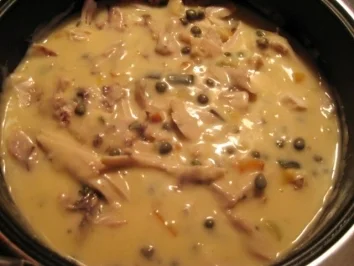 Rezept: Hühnerfricassee mit Kapern Bild Nr. 2 Hühnerfricassee mit Kapern - Rezept - Bild Nr. 2