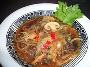 Asiatische Kohlsuppe mit Entenfleisch - Rezept