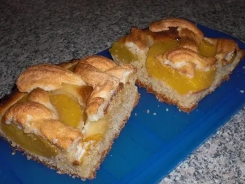 Aprikosen-Mandel Schnitten mit Baiser - Rezept - Bild Nr. 2