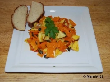 Kürbis-Apfel-Salat - Rezept
