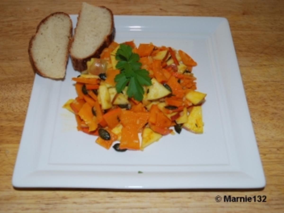 Kürbis-Apfel-Salat - Rezept By Marnie132