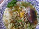 Nudelsuppe mit Herz - Rezept