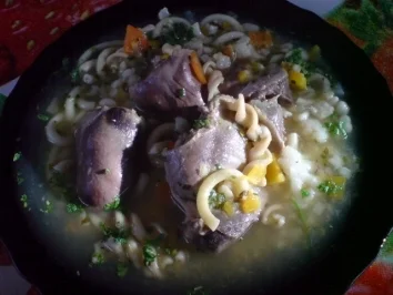 Rezept: Nudelsuppe mit Herz Bild Nr. 3 Nudelsuppe mit Herz - Rezept - Bild Nr. 3