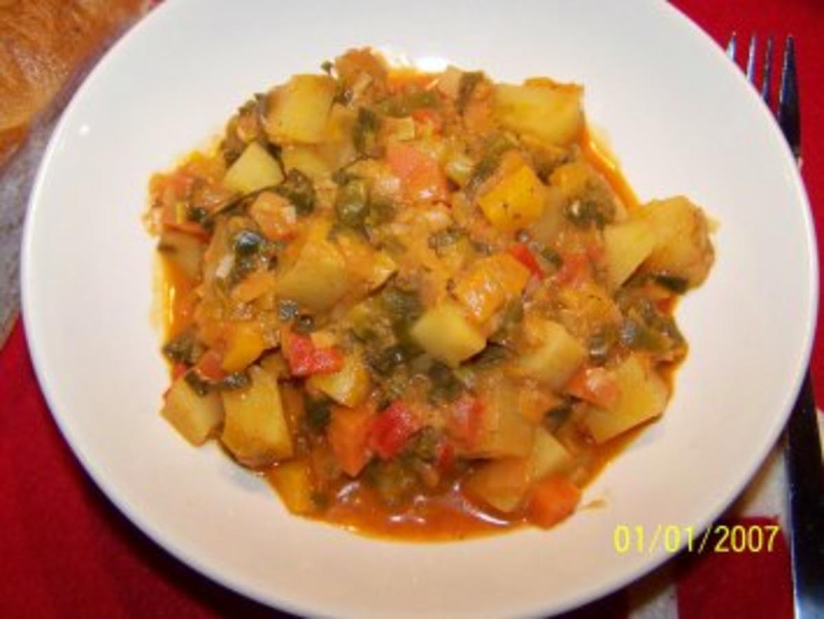 Kartoffelgulasch Vegetarische Partyvariante zum Gulasch - Rezept mit ...