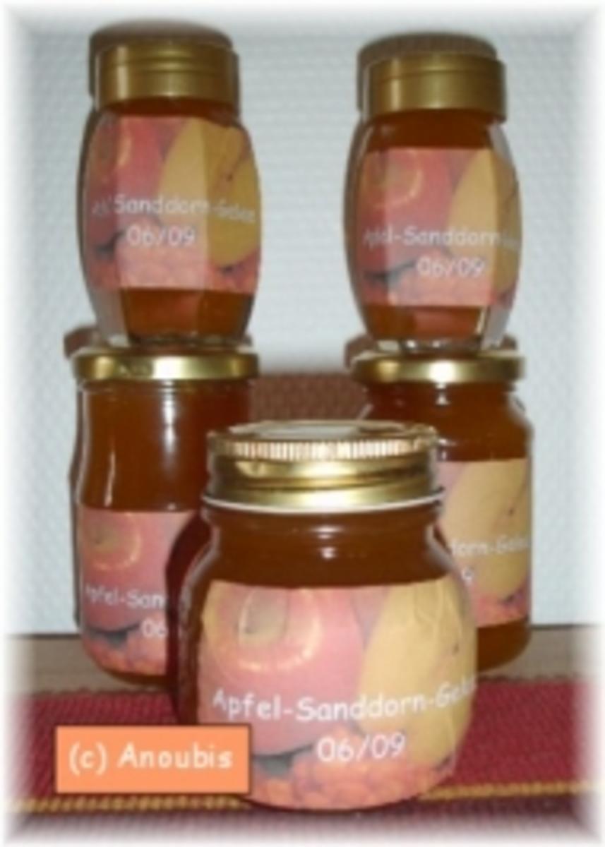 Brotaufstrich - Apfel-Sanddorn-Gelee - Rezept - kochbar.de