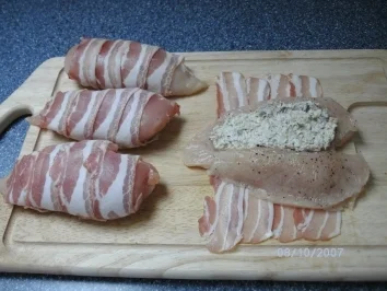 Hähnchenbrust mit Champignons gefüllt - Rezept - Bild Nr. 4