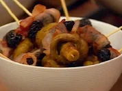 Schinken-Backpflaumenspieß - Rezept