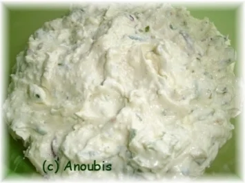 Dips usw. - Fetadip mit Lauchzwiebeln - Rezept
