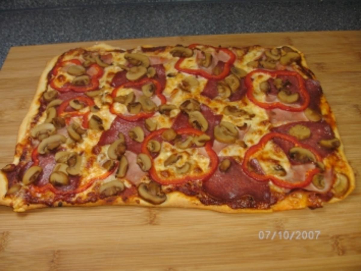 Bilder für Pizza wie wir sie mögen Rezept