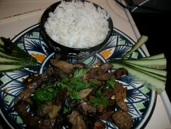Chinesische Leberpfanne - Rezept