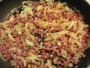 Spaghetti mit Speck und Krabben - Rezept - Bild Nr. 3