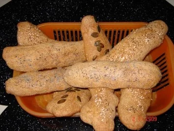 Rezept: Brot + Brötchen : Vollkorn Seelen Brot + Brötchen : Vollkorn Seelen - Rezept