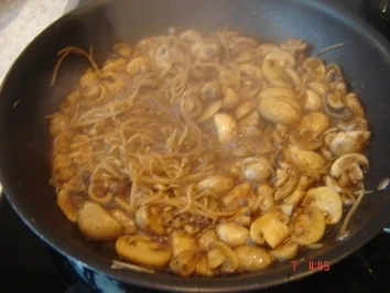 Reisnudel-Champignon Pfanne - Rezept - Bild Nr. 2