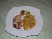 Rinderhüftsteak mit Kürbisgemüse - Rezept