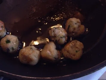 Pilz-Kräuter-Bällchen - Rezept - Bild Nr. 3