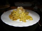 Nudeln - Melanzani, Kürbis - Rezept