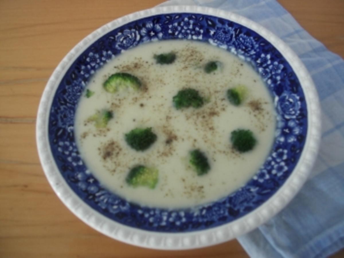 Blumenkohl-Broccoli-Suppe - Rezept