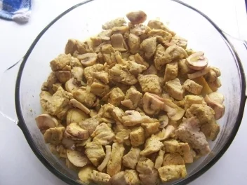 Rezept: Gaby´s Puten-Sahne-Auflauf Bild Nr. 3 Gaby´s Puten-Sahne-Auflauf - Rezept - Bild Nr. 3