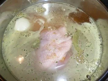 Rezept: Hühnerfrikassee a la Sabine Bild Nr. 2 Hühnerfrikassee a la Sabine - Rezept - Bild Nr. 2