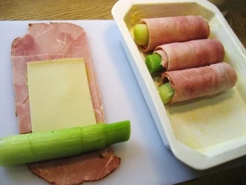 Schinkenröllchen in Käsesoße - Rezept - Bild Nr. 2