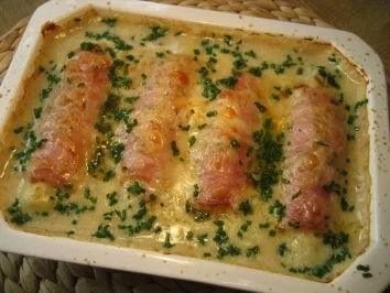 Schinkenröllchen in Käsesoße - Rezept - Bild Nr. 5