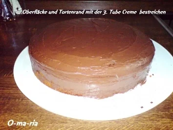 Kuchen  Marzipantorte mit Mandelkern und Choco-Creme - Rezept - Bild Nr. 6