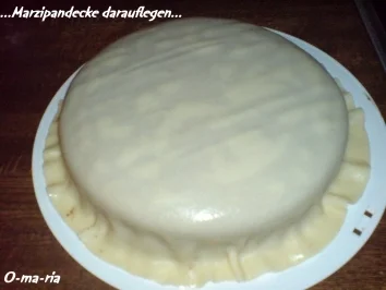 Kuchen  Marzipantorte mit Mandelkern und Choco-Creme - Rezept - Bild Nr. 7