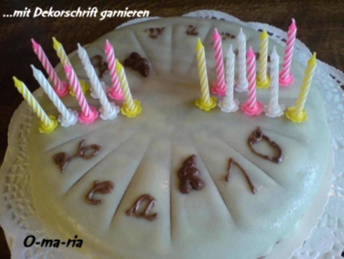 Kuchen  Marzipantorte mit Mandelkern und Choco-Creme - Rezept - Bild Nr. 11