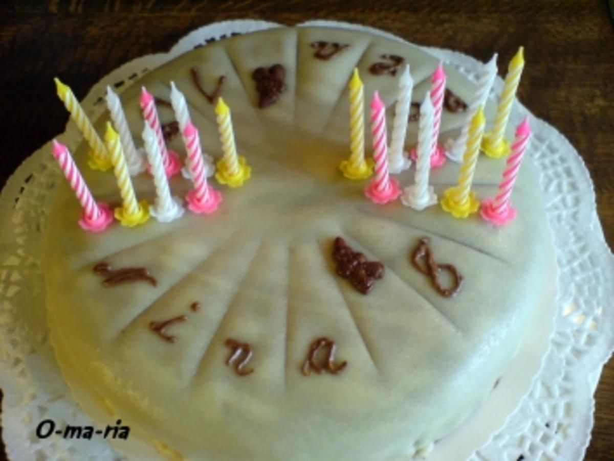 Kuchen  Marzipantorte mit Mandelkern und Choco-Creme - Rezept - Bild Nr. 12