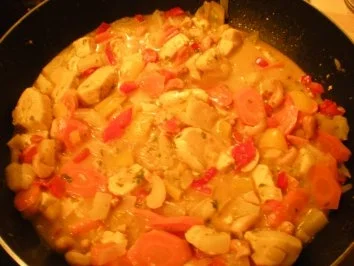 EXOTISCHES- "Curry- Ananas- Chicken" - Rezept