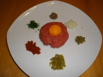 Rezept: Beefsteak a´la tartare Beefsteak a´la tartare - Rezept