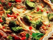 Grüne Gemüsequiche - Rezept