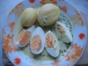 Eier in Senfsoße - Rezept