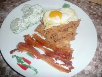 Rezept: Corned Beef Hash oder amerikanisches Labskaus Corned Beef Hash oder amerikanisches Labskaus - Rezept