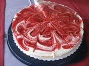 Erdbeertorte Marmoriert - Rezept