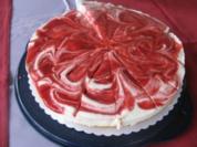 Erdbeertorte Marmoriert - Rezept