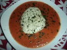 Tomatensuppe mit Croûtons - Rezept