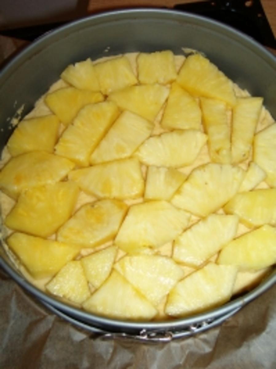 Ananaskuchen mit Kokoshaube - Rezept - Bild Nr. 5