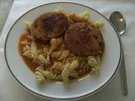 HAUPTGERICHT - Spirelli mit Tomatensoße und Jägerschnitzel - Rezept