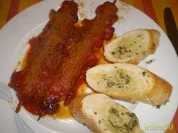 Currywurstspieße aus dem Ofen - Rezept