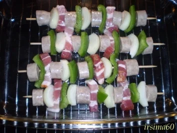 Currywurstspieße aus dem Ofen - Rezept - Bild Nr. 4