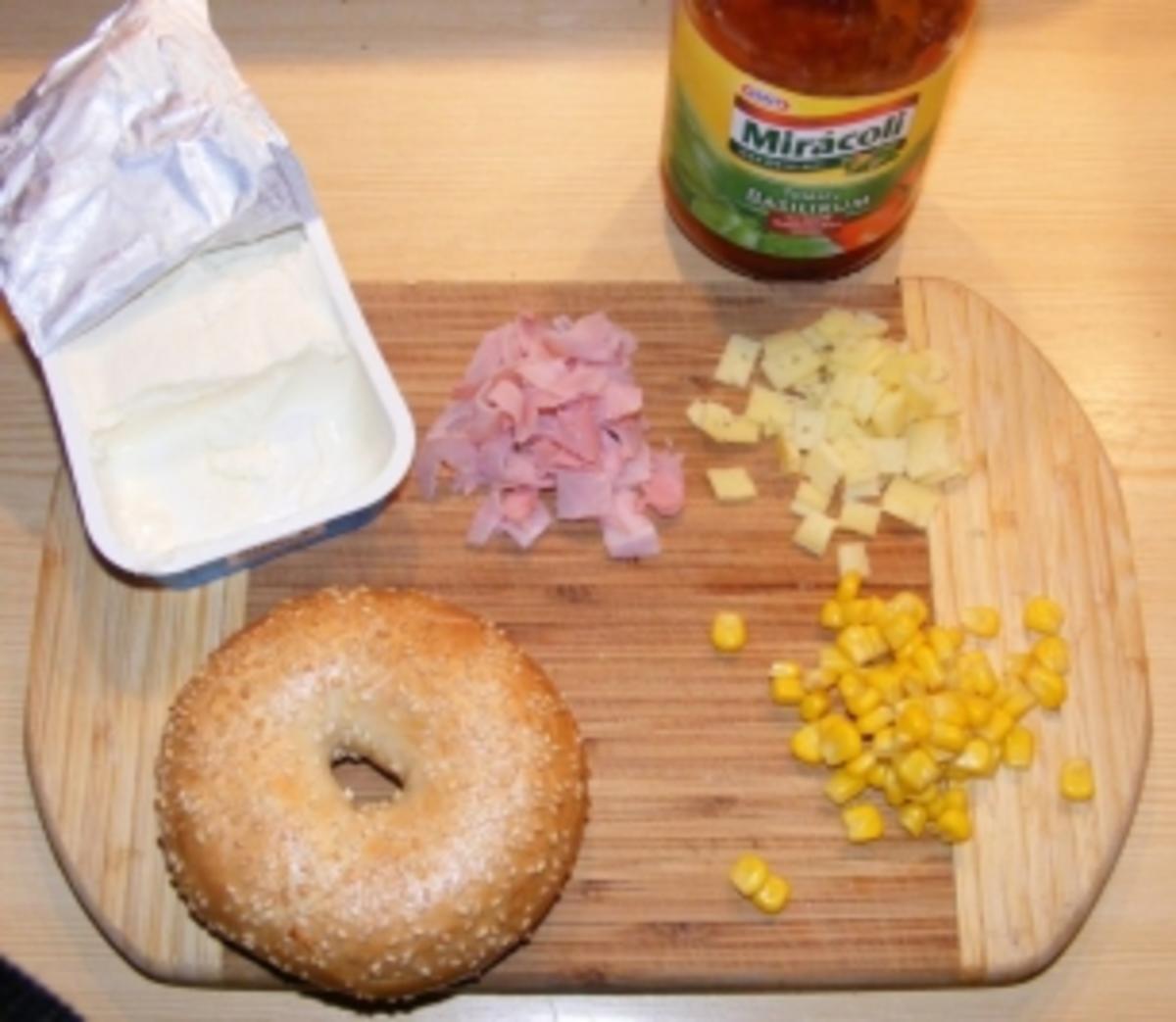 Pizza Bagels - Rezept