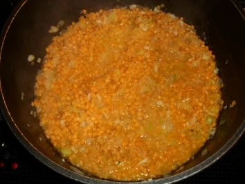 Rezept: Spaghetti mit roter Linsensauce Bild Nr. 7 Spaghetti mit roter Linsensauce - Rezept - Bild Nr. 7