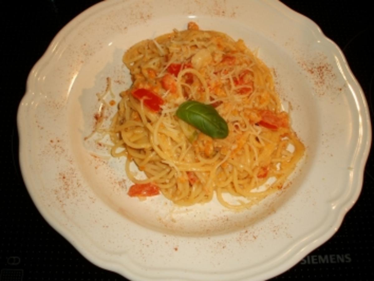 Spaghetti mit roter Linsensauce - Rezept - Bild Nr. 11