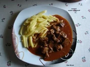 Ochsengulasch "Julitschka" - Rezept