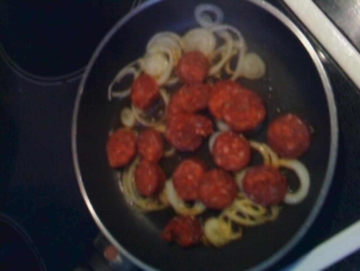Chorizo mit Tomate in Rotwein - Rezept - Bild Nr. 2
