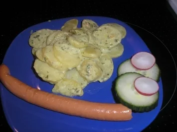 Rezept: Kartoffelgemüse mit Meerrettich Kartoffelgemüse mit Meerrettich - Rezept