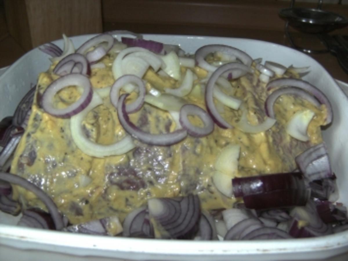 Fleisch: Schweinebraten mit Senfkruste und  Blumenkohl-Gratin - Rezept - Bild Nr. 5