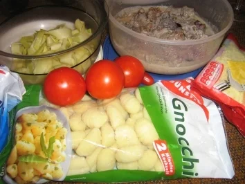 Gulasch mit Gnocchi gratiniert - Rezept - Bild Nr. 3